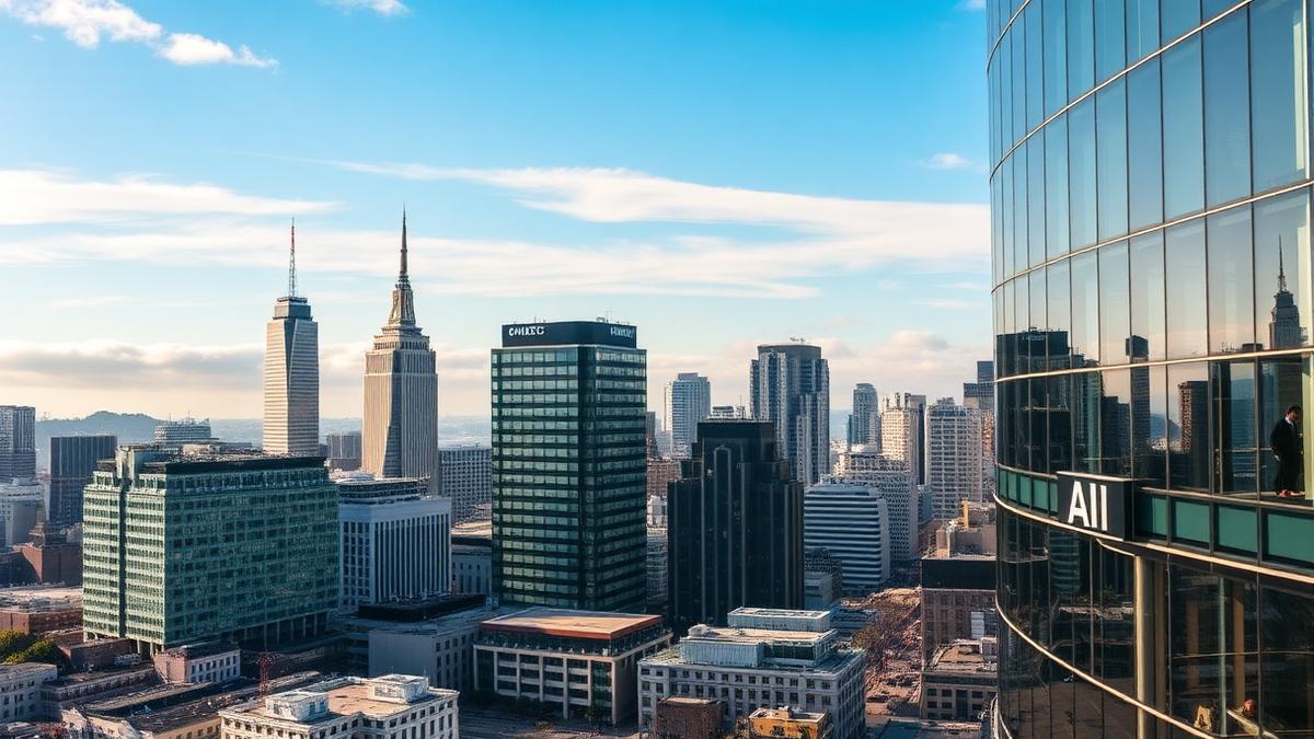 AI companies leasing office space in San Francisco with modern high-tech infrastructure