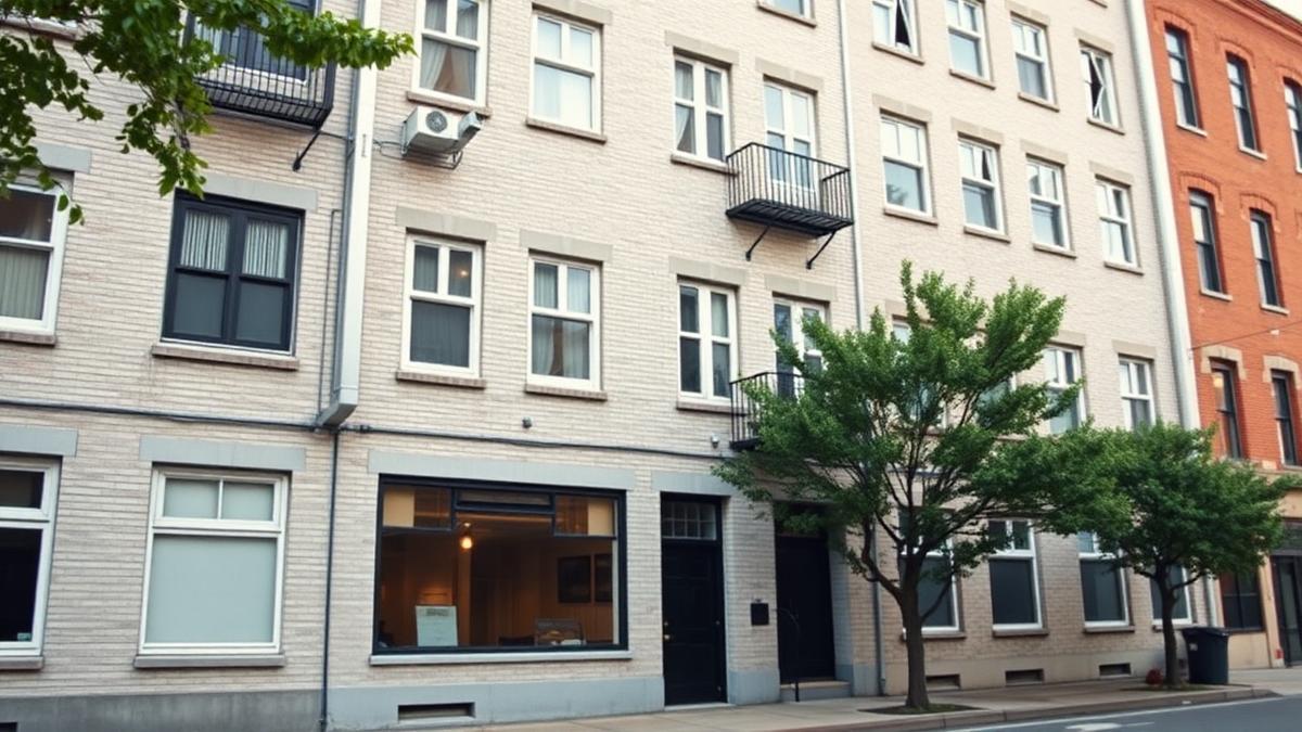 Small multifamily apartment building with DSCR loan financing analysis