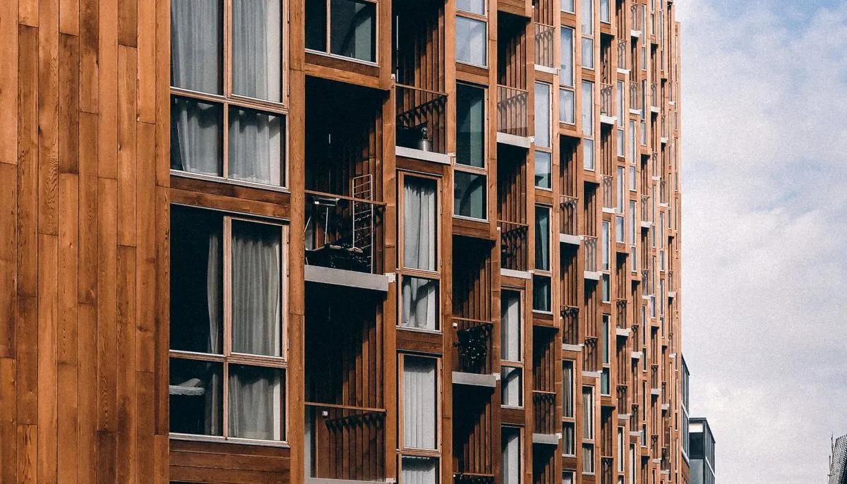 Exterior of a modern design building