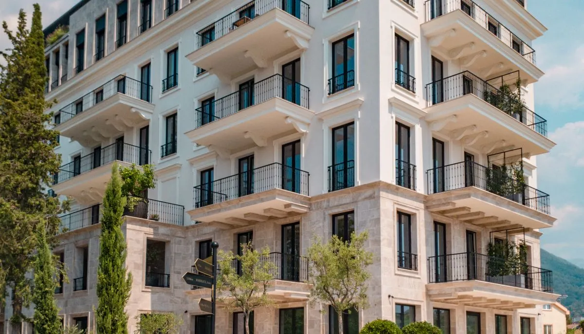 White concrete building