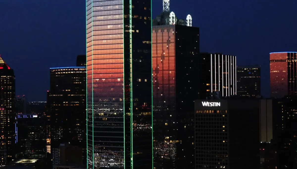 Sunset in dallas