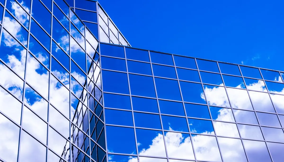 Low angle photo of glass building
