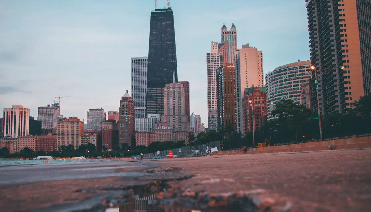 Buildings under blue sky