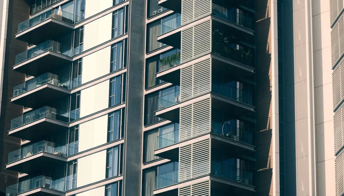 Modern luxury apartment architecture