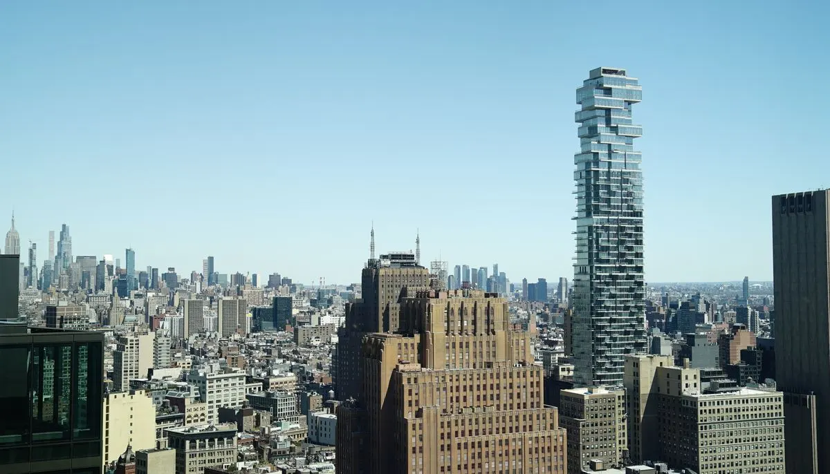 Stunning new york city skyline with iconic buildings