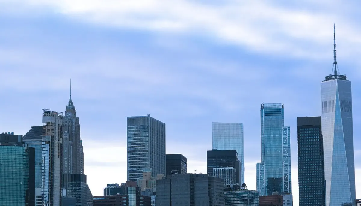 New york city skyline with one world trade center